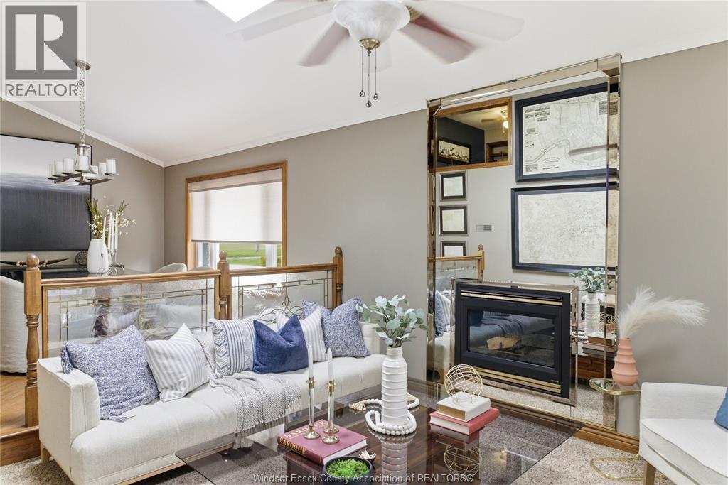 362 Pentilly, Tecumseh, ON - Indoor Photo Showing Living Room With Fireplace