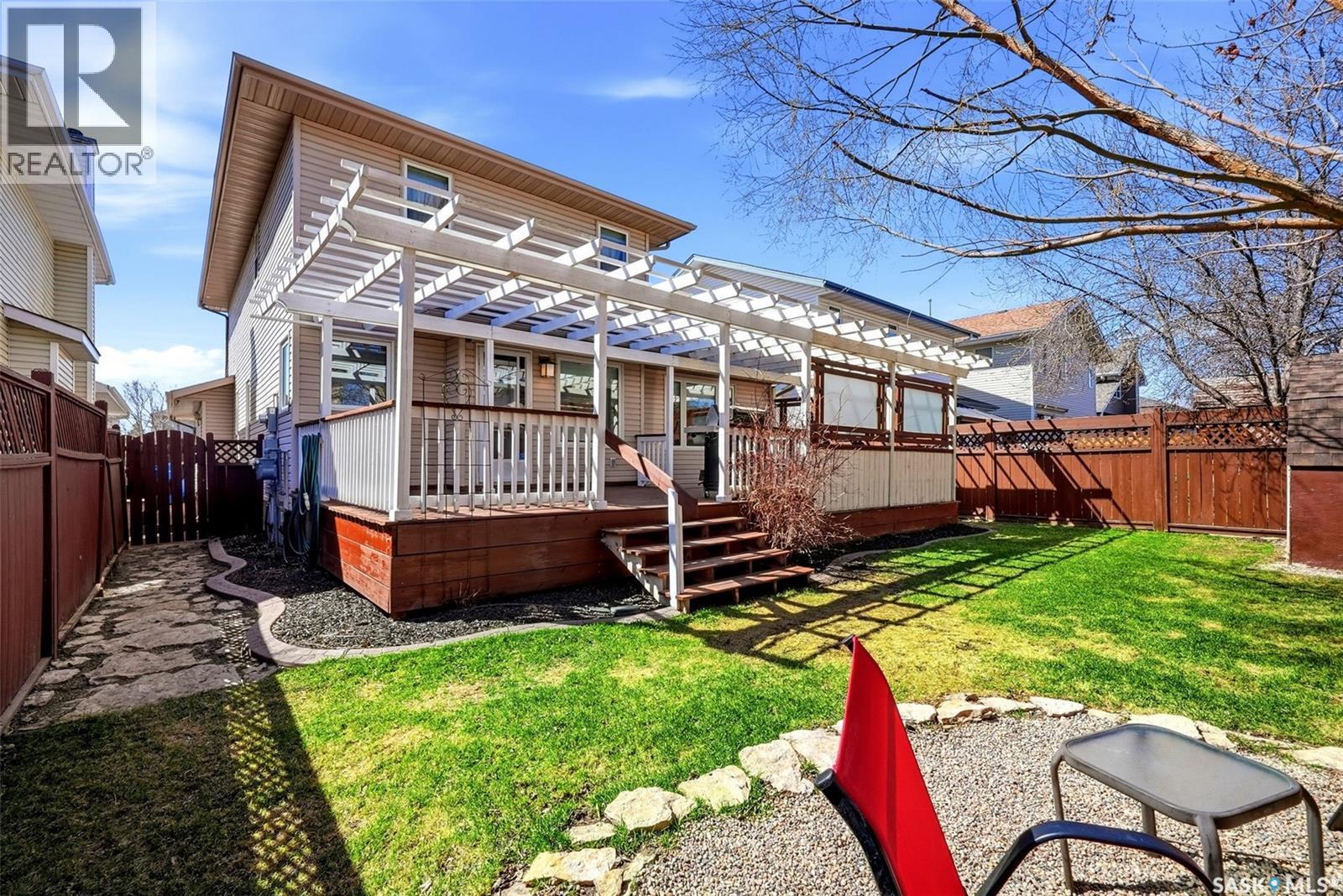 1603 Rousseau Crescent, Regina, SK - Outdoor With Deck Patio Veranda