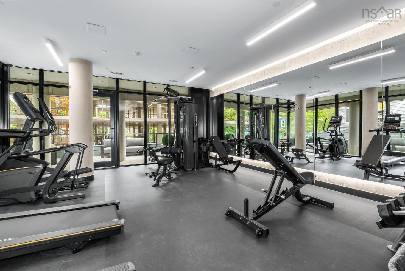 402 5511 Bilby Street, Halifax, NS - Indoor Photo Showing Gym Room