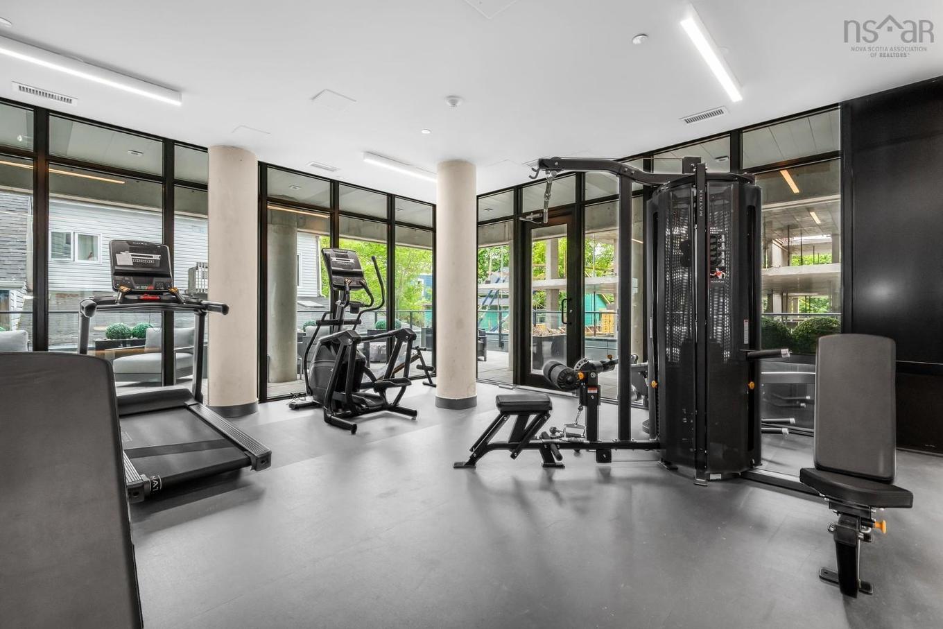402 5511 Bilby Street, Halifax, NS - Indoor Photo Showing Gym Room
