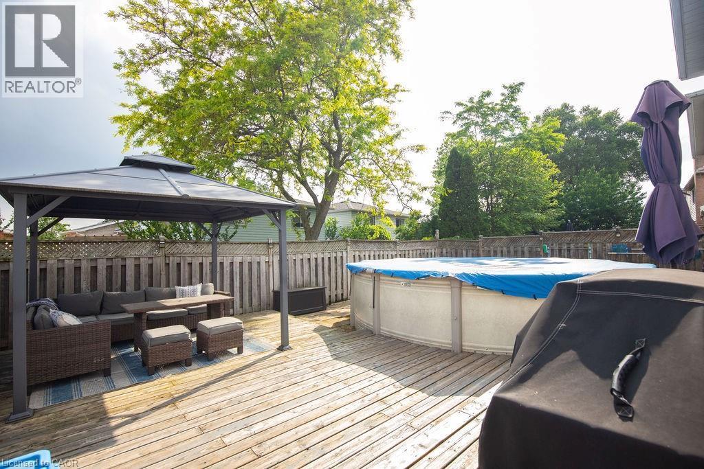 106 Ossington Drive, Hamilton, ON - Outdoor With Above Ground Pool
