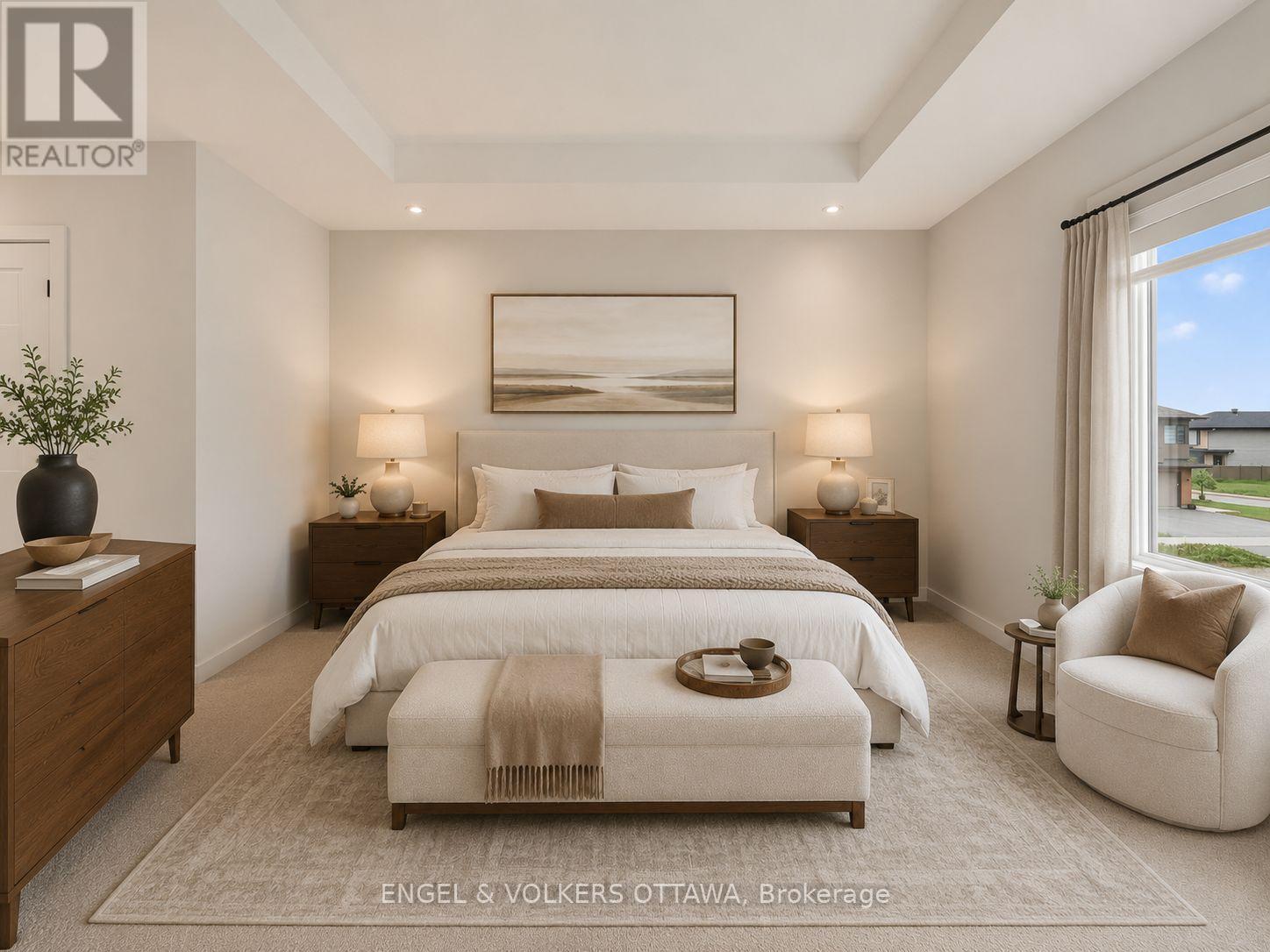 Primary Bedroom - Virtually Staged - 101 Orchestra Way, Ottawa, ON