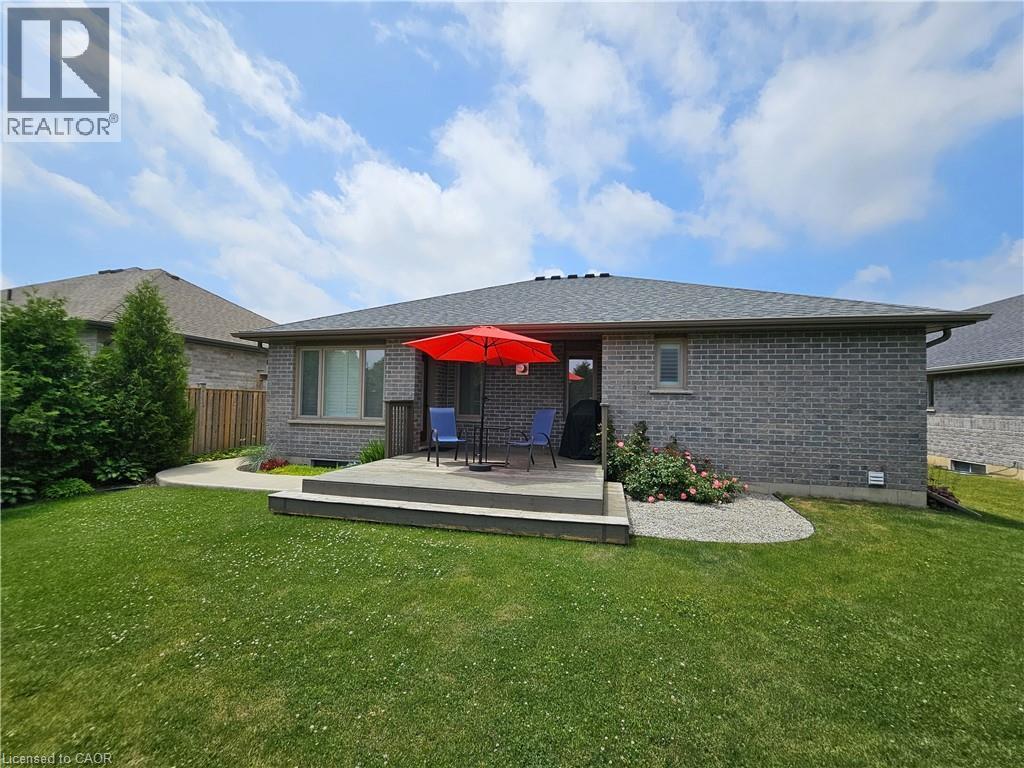 Exterior rear view - 98 Allandale Crescent, Simcoe, ON - Outdoor With Deck Patio Veranda