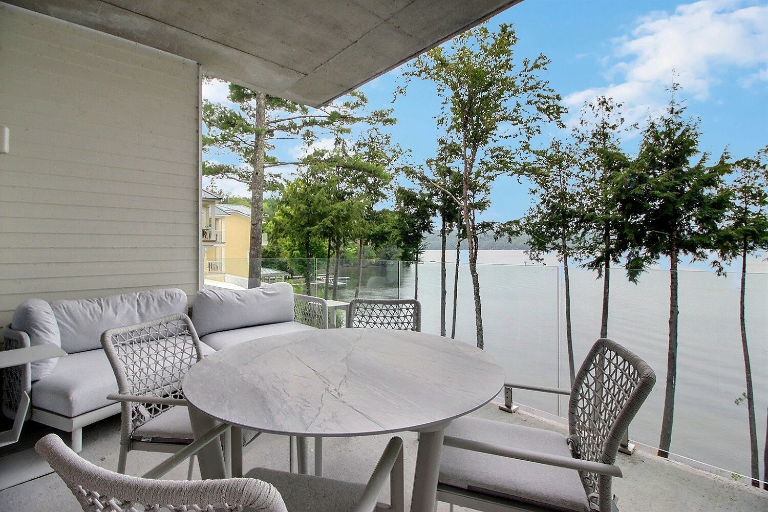 Balcony - 114-694 Ch. Ripple Cove, Ayer'S Cliff, QC - Outdoor With Deck Patio Veranda With Exterior
