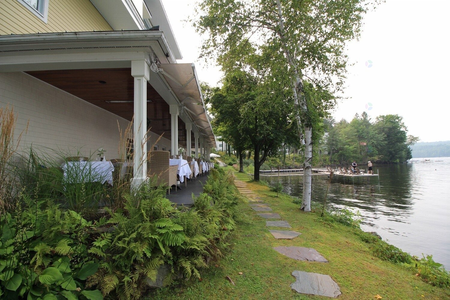 Dining Room - 114-694 Ch. Ripple Cove, Ayer'S Cliff, QC - Outdoor With Body Of Water