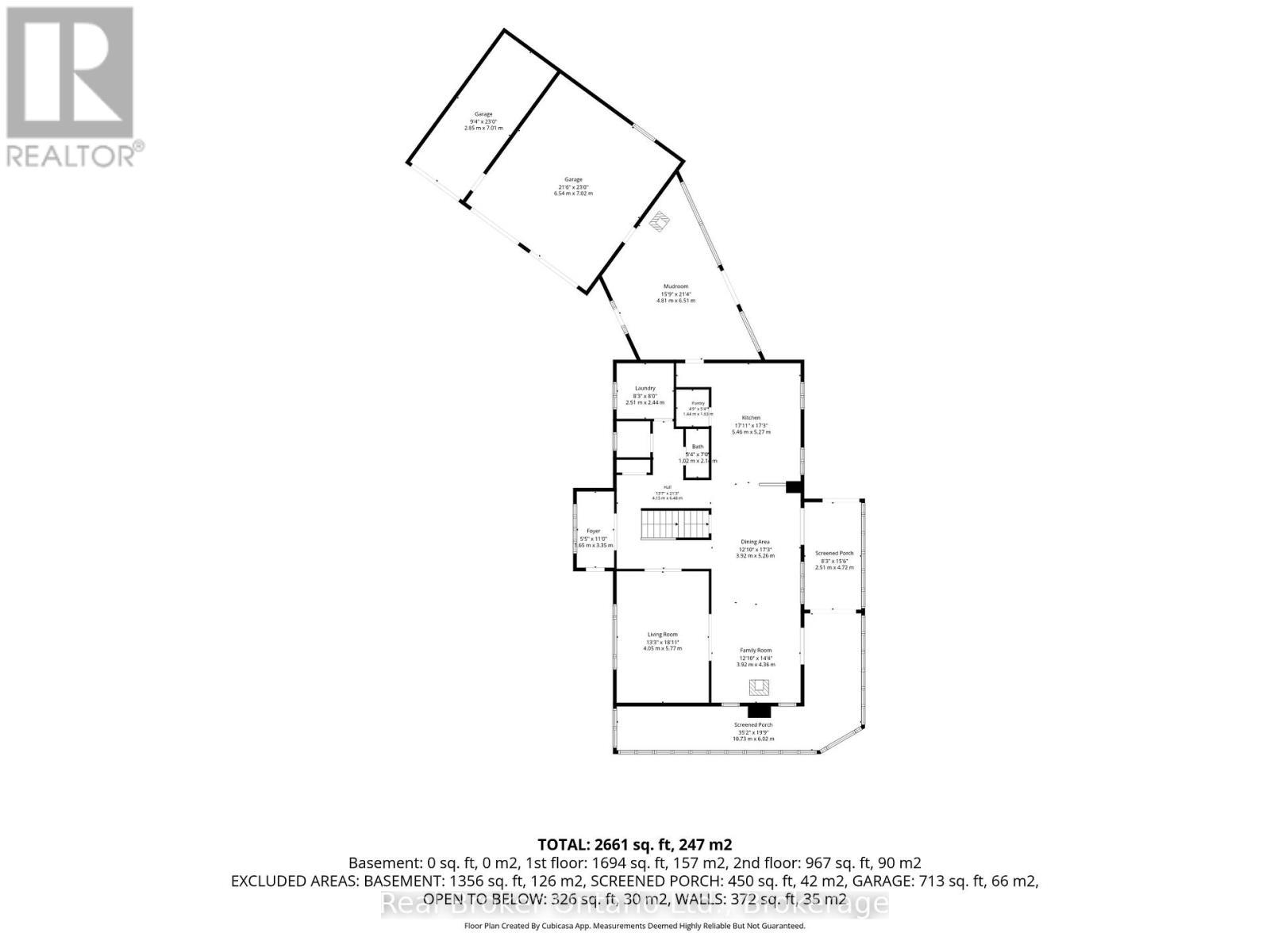 Main Floor Plan - 805500 25 Side Road, Grey Highlands, ON