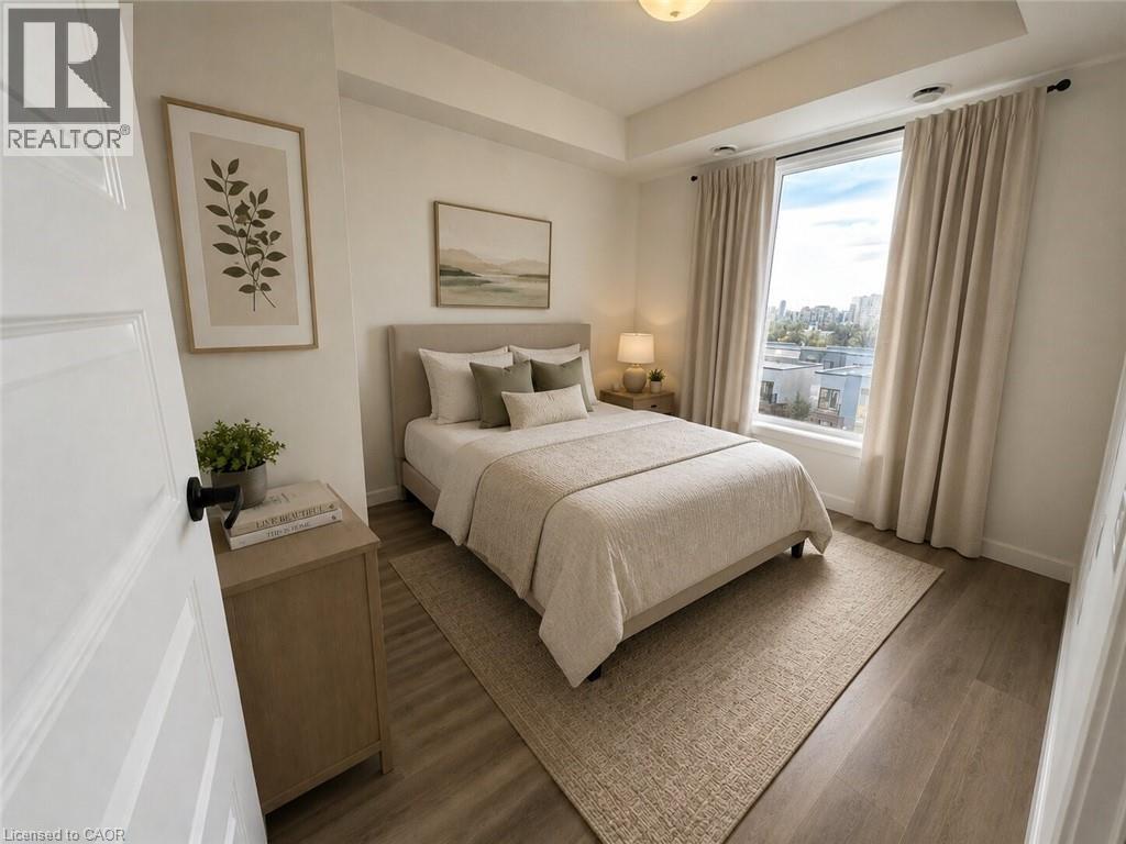 Virtually Staged - 107 Roger Street Unit# 607, Waterloo, ON