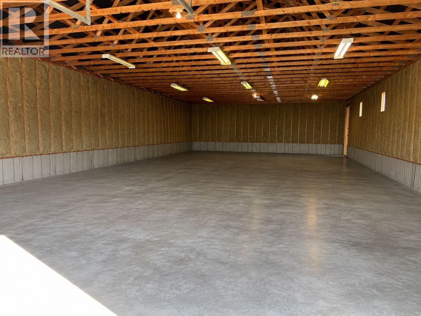 inside the garage - 6584 Pinecrest Drive, Cache Creek, BC