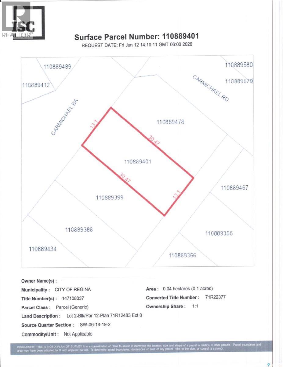 9 Carmichael Bay, Regina, SK