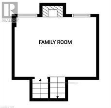 Above ground Family room floor plan - 3200 Greenbough Crescent, Burlington, ON