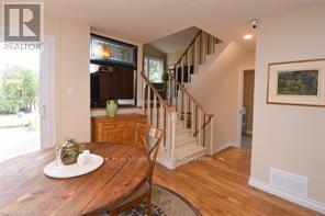 Dining room has a few steps to Formal Dining Room - 3200 Greenbough Crescent, Burlington, ON