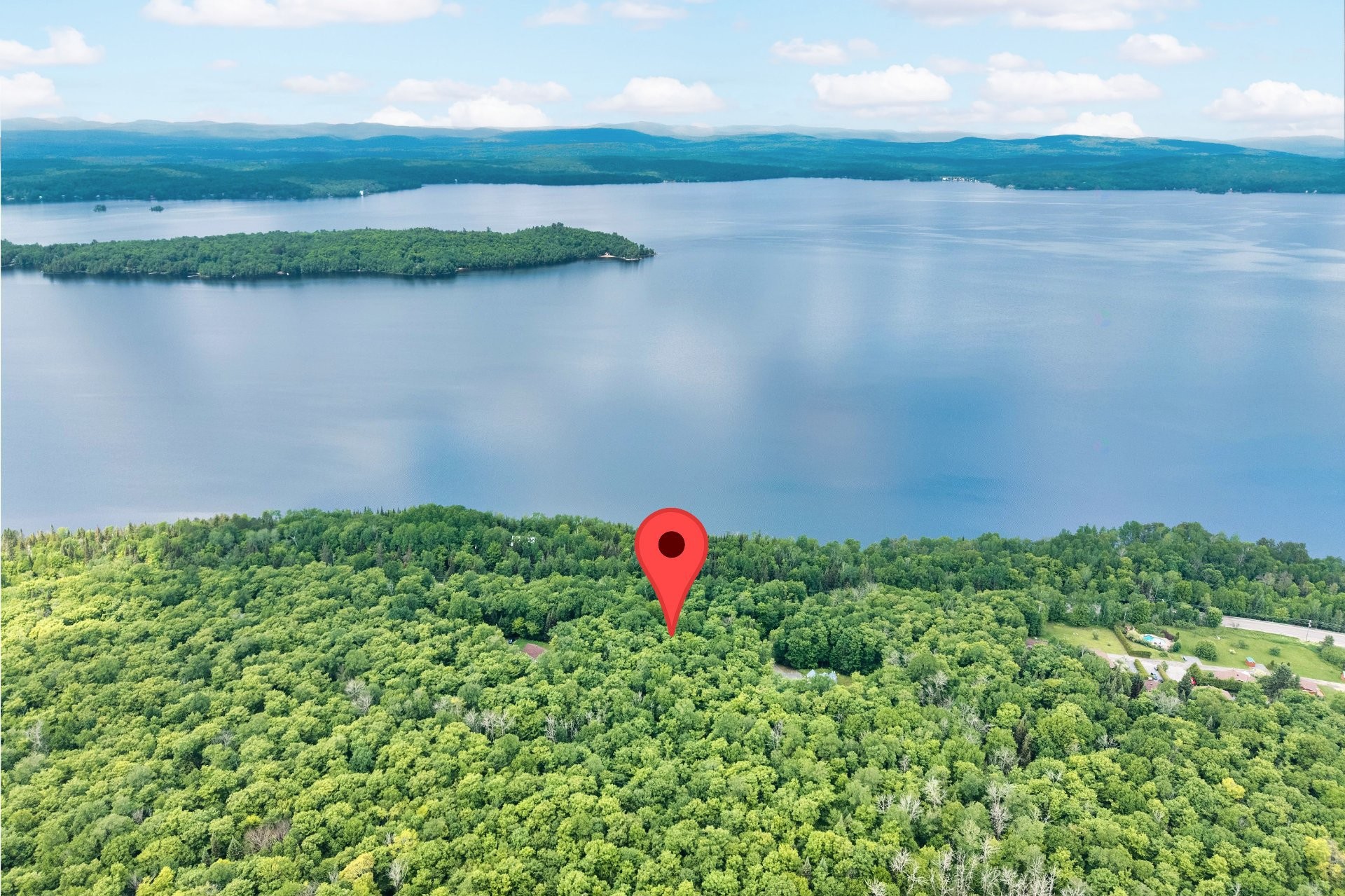 Vue d'ensemble - Ch. Du Tour-Du-Lac, Nominingue, QC