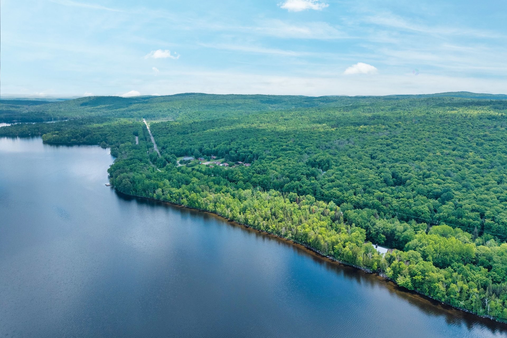 Vue d'ensemble - Ch. Du Tour-Du-Lac, Nominingue, QC