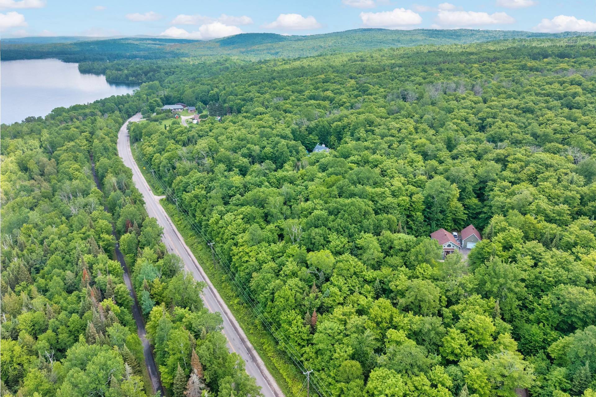 Vue d'ensemble - Ch. Du Tour-Du-Lac, Nominingue, QC