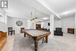 Large open rec room with high ceilings. - 