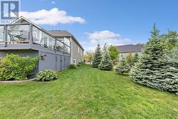 Landscaped side yard. - 