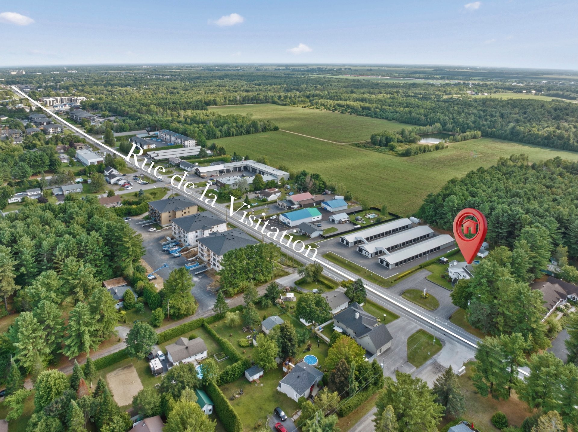 Overall view - 2081 Rue De La Visitation, Saint-Charles-Borromée, QC - Outdoor With View