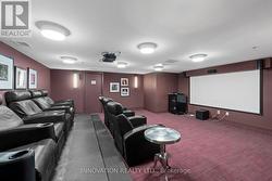 Theatre room. -