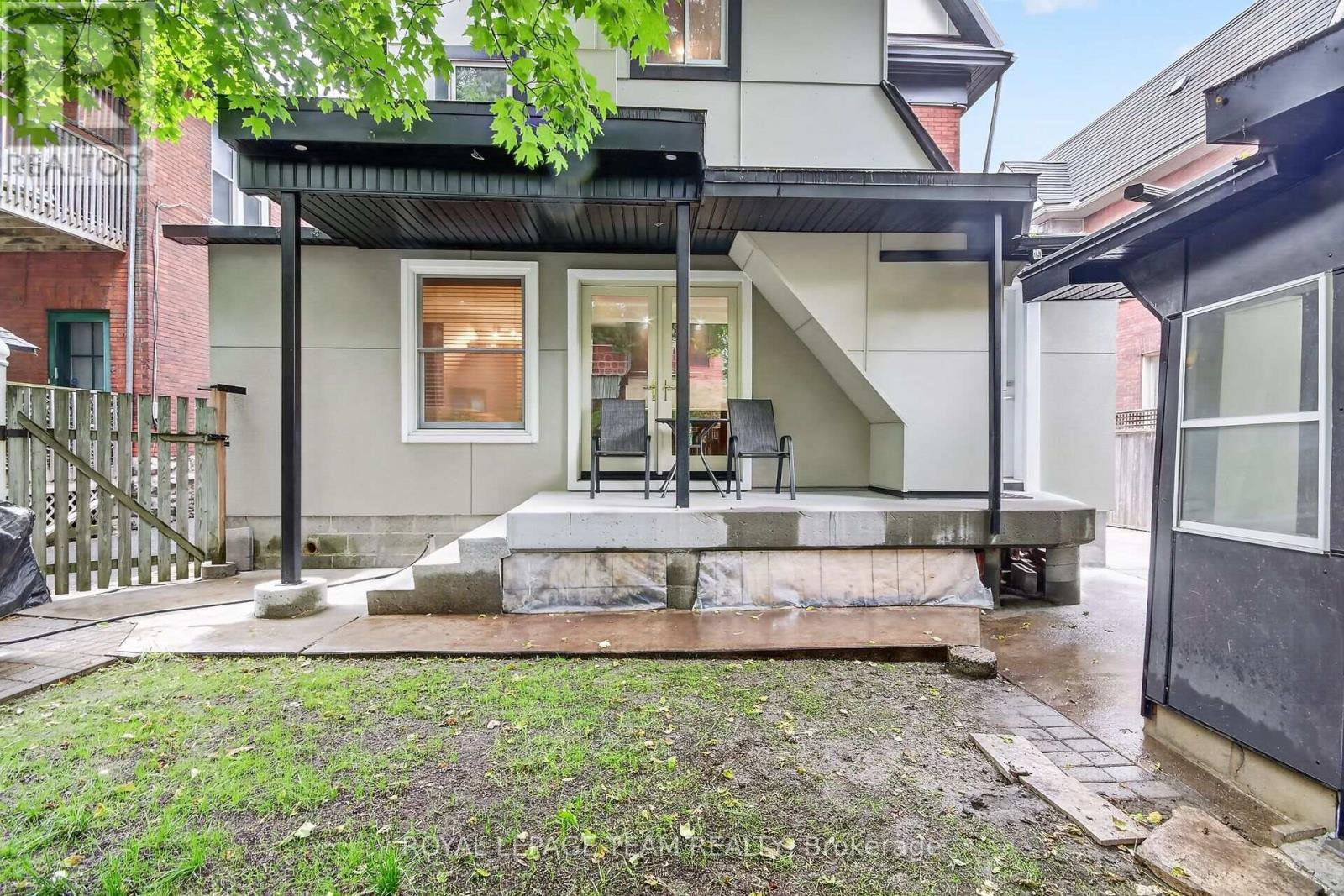 Covered back porch - 64 Delaware Avenue S, Ottawa, ON