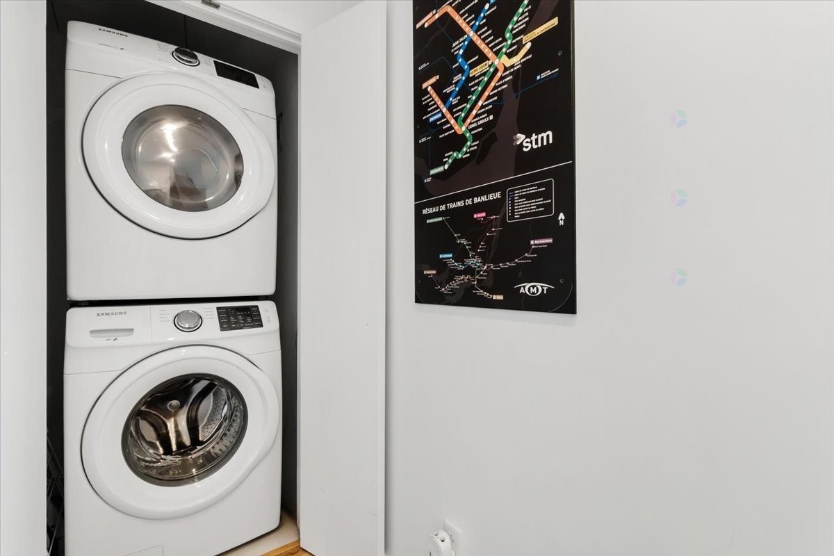 Salle de lavage - 1640-10050 Place De L'Acadie, Montréal (Ahuntsic-Cartierville), QC - Indoor Photo Showing Laundry Room
