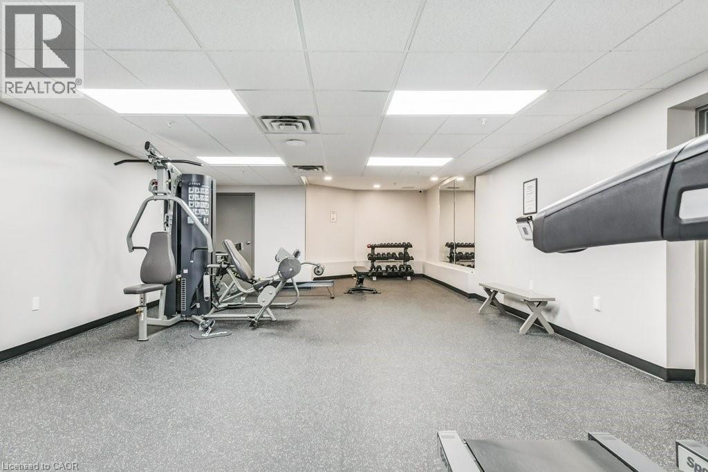 1201 North Shore Boulevard E Unit# 706, Burlington, ON - Indoor Photo Showing Gym Room