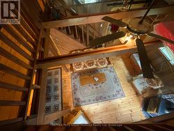 Looking down from sleeping area - 
