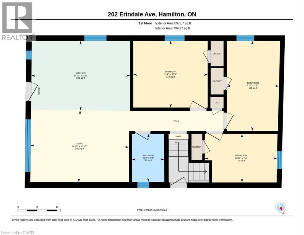 Floor plan - 202 Erindale Avenue, Hamilton, ON