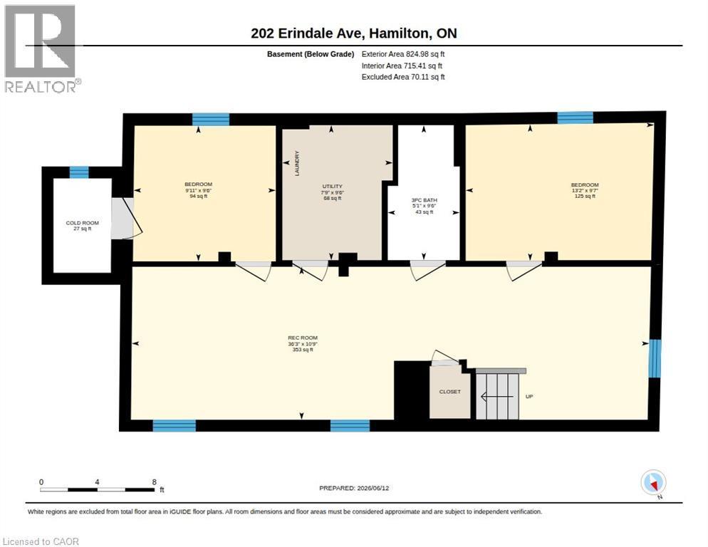 Floor plan - 202 Erindale Avenue, Hamilton, ON