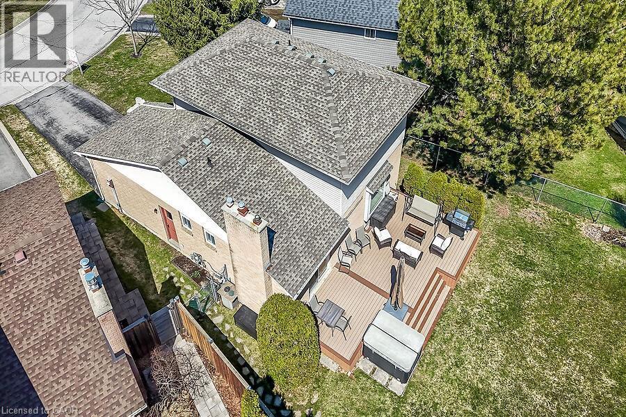 Aerial view - 621 Tomahawk Crescent, Ancaster, ON