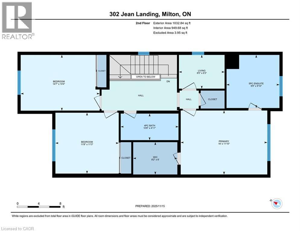 View of property floor plan - 302 Jean Landing, Milton, ON