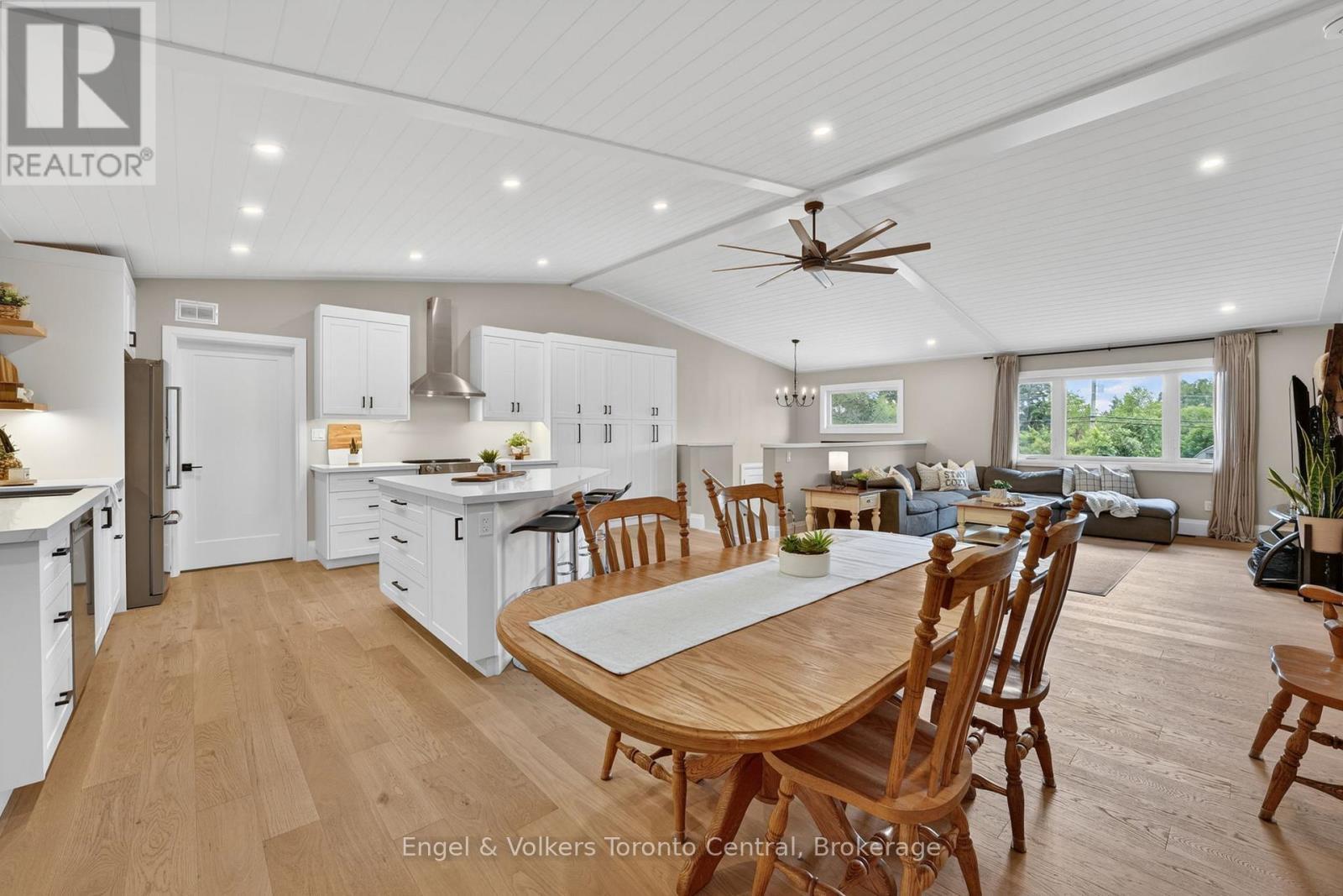 Open Concept Kitchen - Living - Dining - 1093 Highway 141 Drive, Seguin, ON