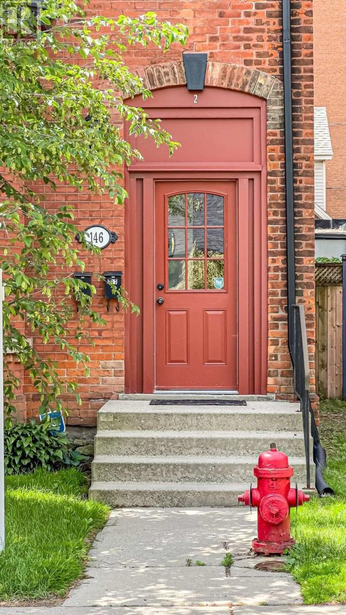 Private entrance to Unit 2 located at the front. - 146 Forest Avenue, Hamilton, ON - Outdoor