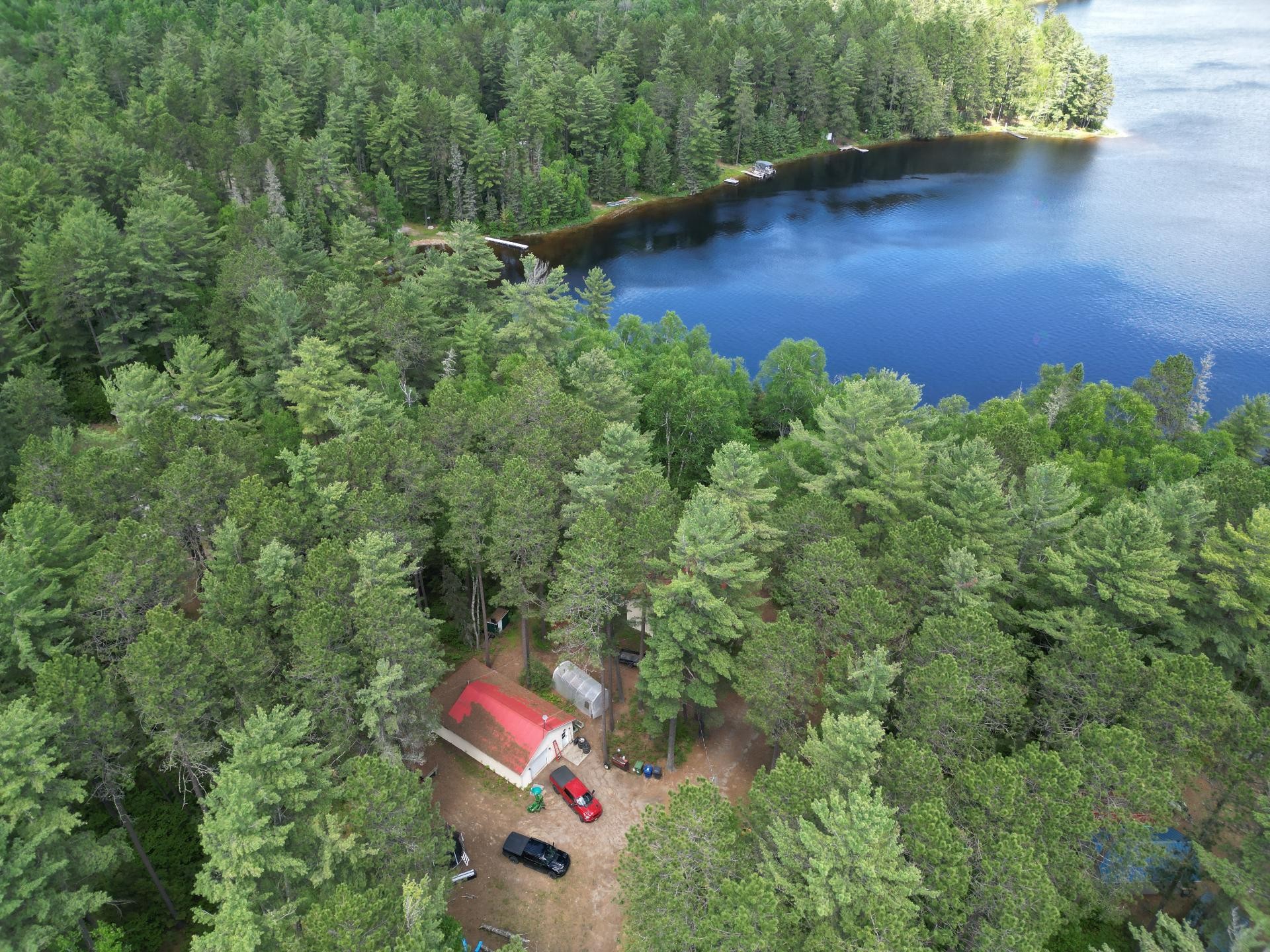 Aerial View - 997 Ch. Baie-Mcadam, Laniel, QC