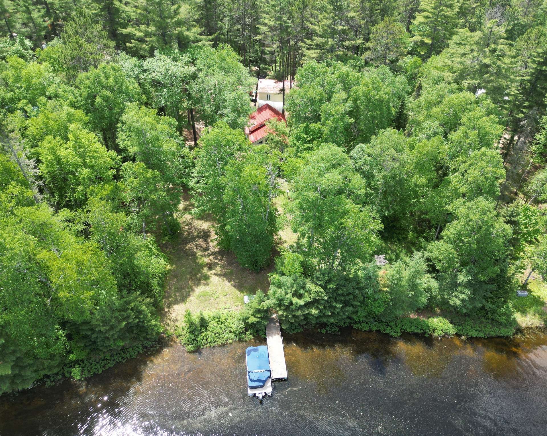Aerial View - 997 Ch. Baie-Mcadam, Laniel, QC