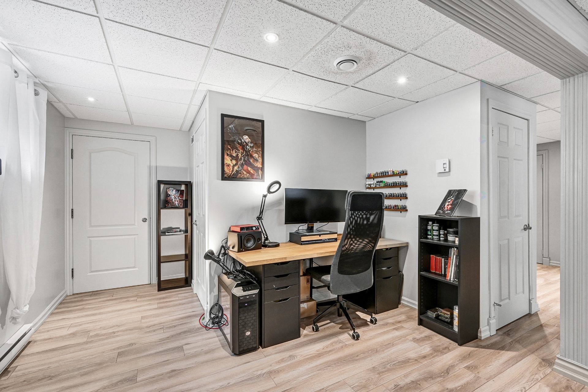 Salle à manger - 165 Rue Pierre, Sainte-Sabine, QC - Indoor Photo Showing Office
