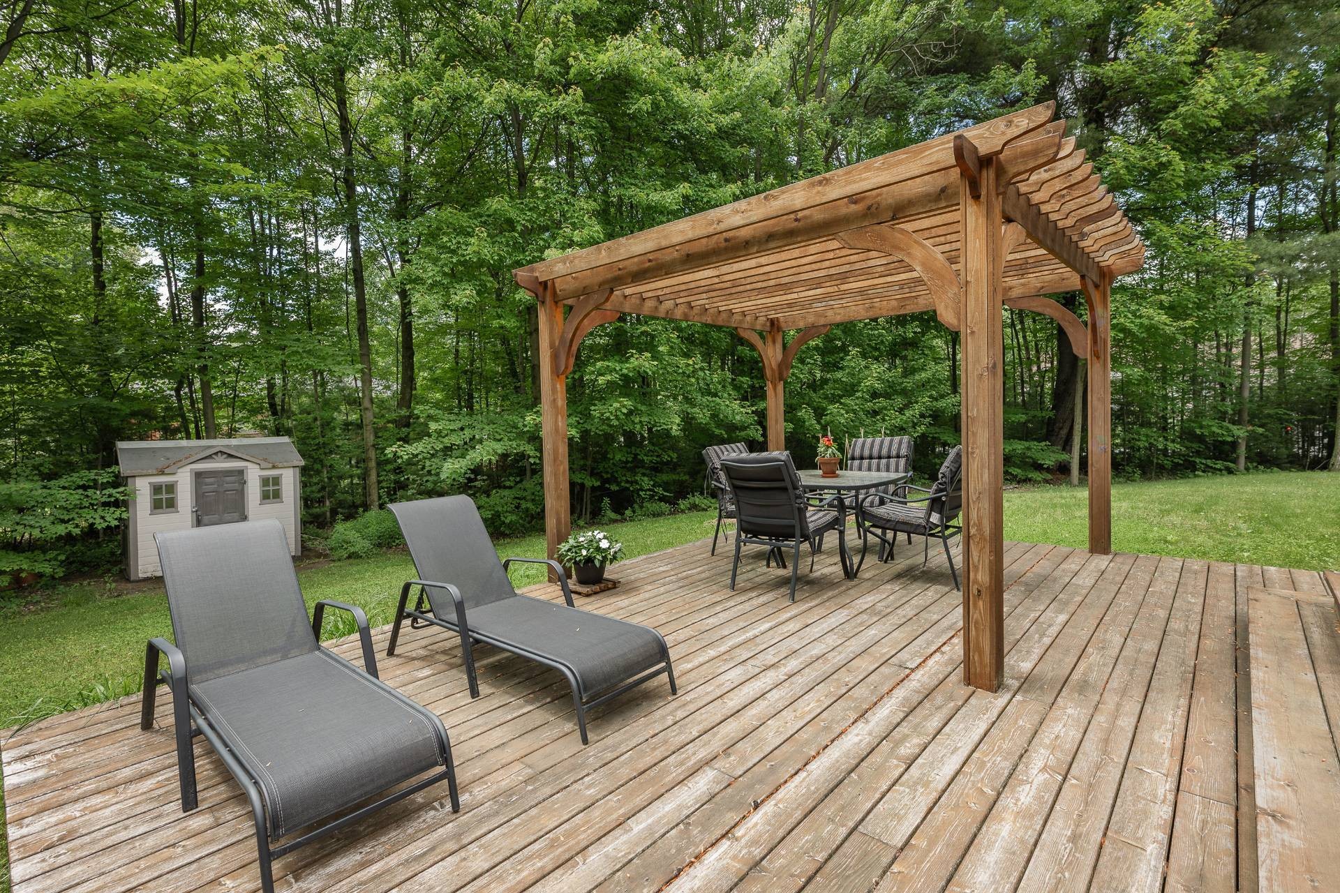 Terrasse - 165 Rue Pierre, Sainte-Sabine, QC - Outdoor With Deck Patio Veranda