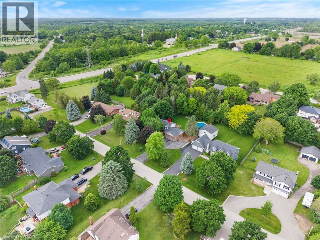 Aerial view - 44 Fireside Drive, Hamilton, ON
