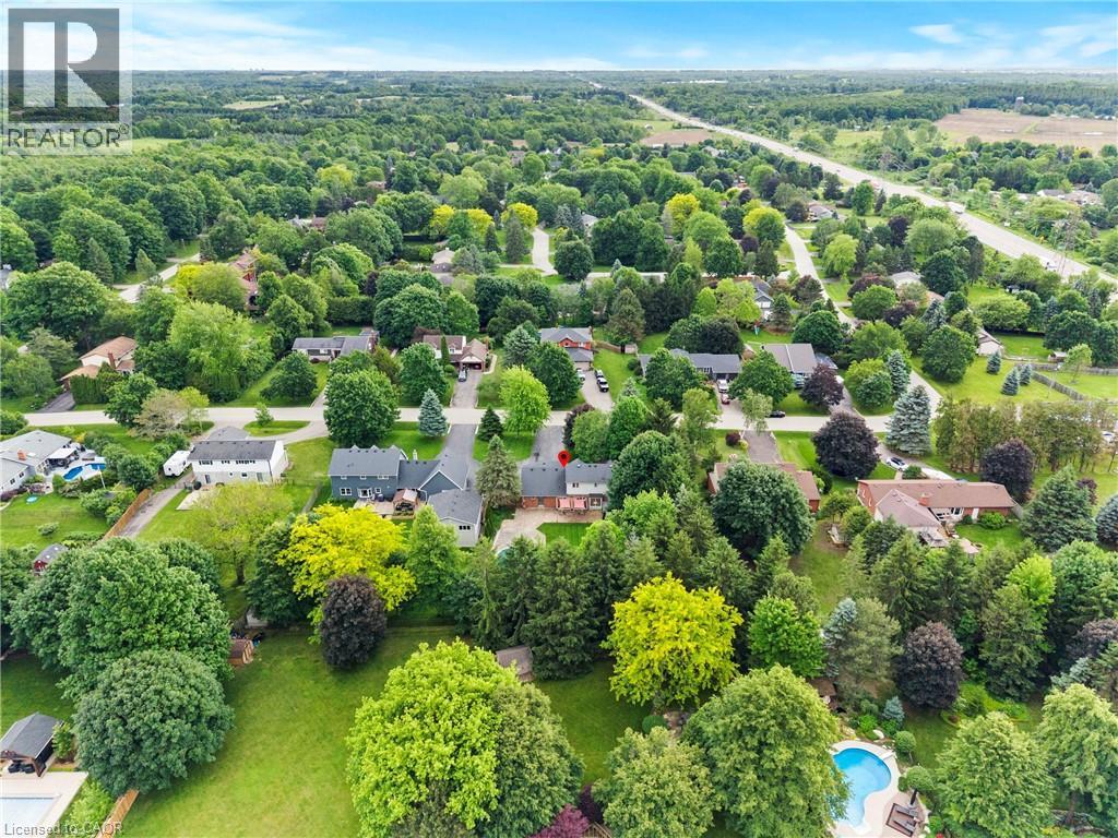 Aerial view - 44 Fireside Drive, Hamilton, ON