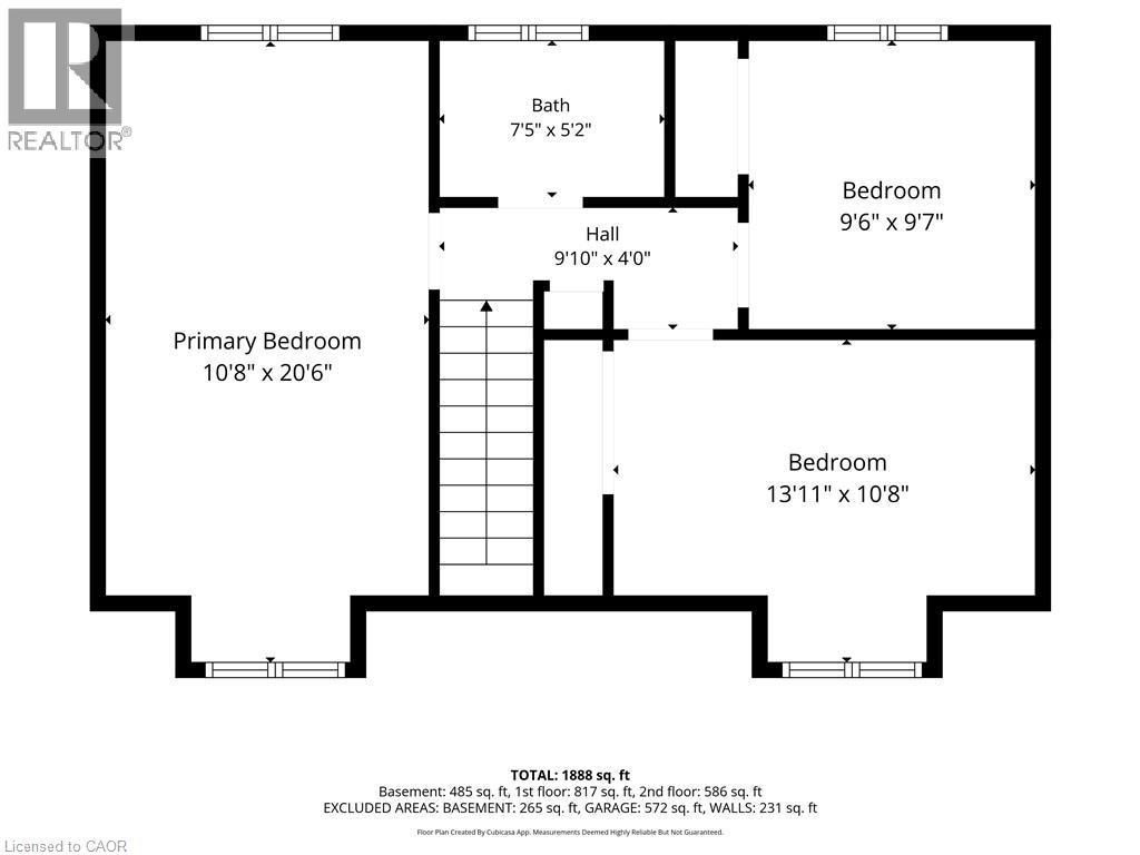 Upstairs Floor - 44 Fireside Drive, Hamilton, ON