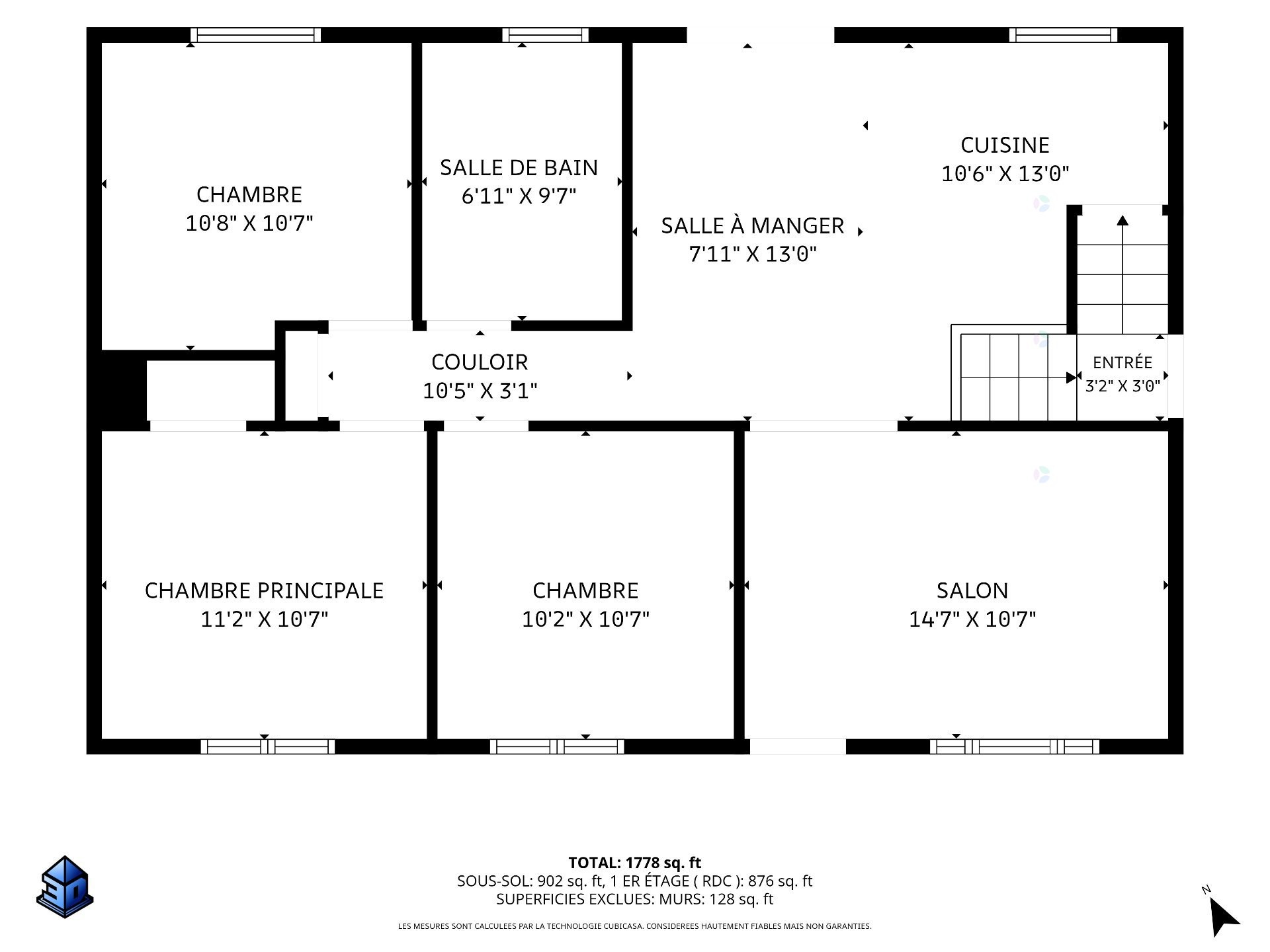 Plan (croquis) - 9 Rue Caisse, Sorel-Tracy, QC