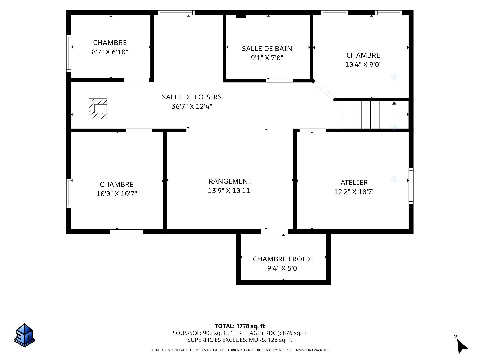 Plan (croquis) - 9 Rue Caisse, Sorel-Tracy, QC