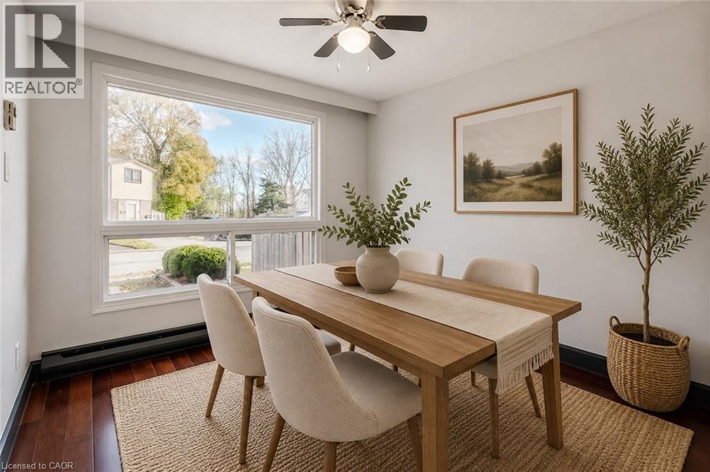 Dining Room (Virtually Staged) - 550 Parkview Crescent, Cambridge, ON