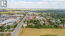 aerial view facing east showcasing location near Fanshawe College -