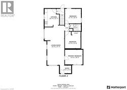 Floor plan of main floor -