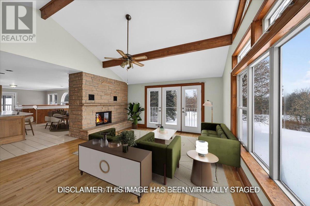 Virtually Staged Living Room - 6952 Second Line, New Tecumseth, ON