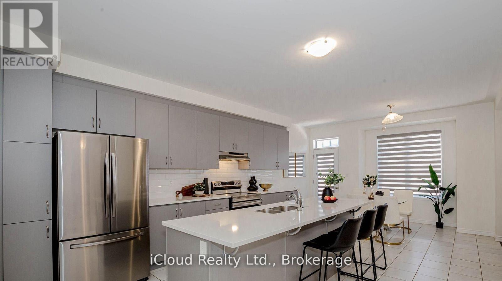 98 Eberly Woods Drive, Caledon, ON - Indoor Photo Showing Kitchen With Stainless Steel Kitchen With Double Sink
