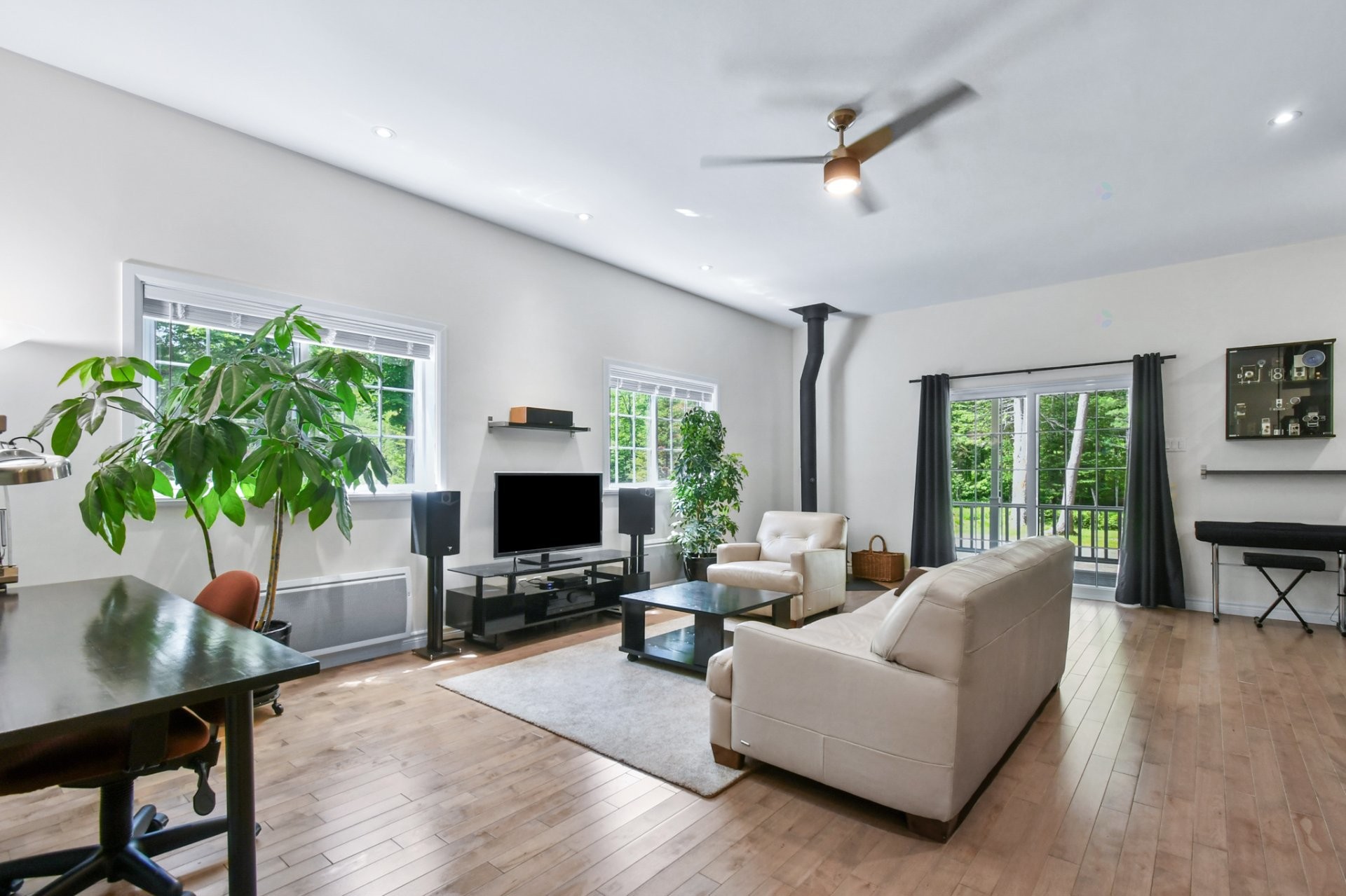 Living Room - 995 4E Rang, Saint-Calixte, QC - Indoor Photo Showing Living Room
