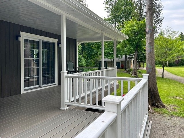 Balcony - 995 4E Rang, Saint-Calixte, QC - Outdoor With Deck Patio Veranda With Exterior