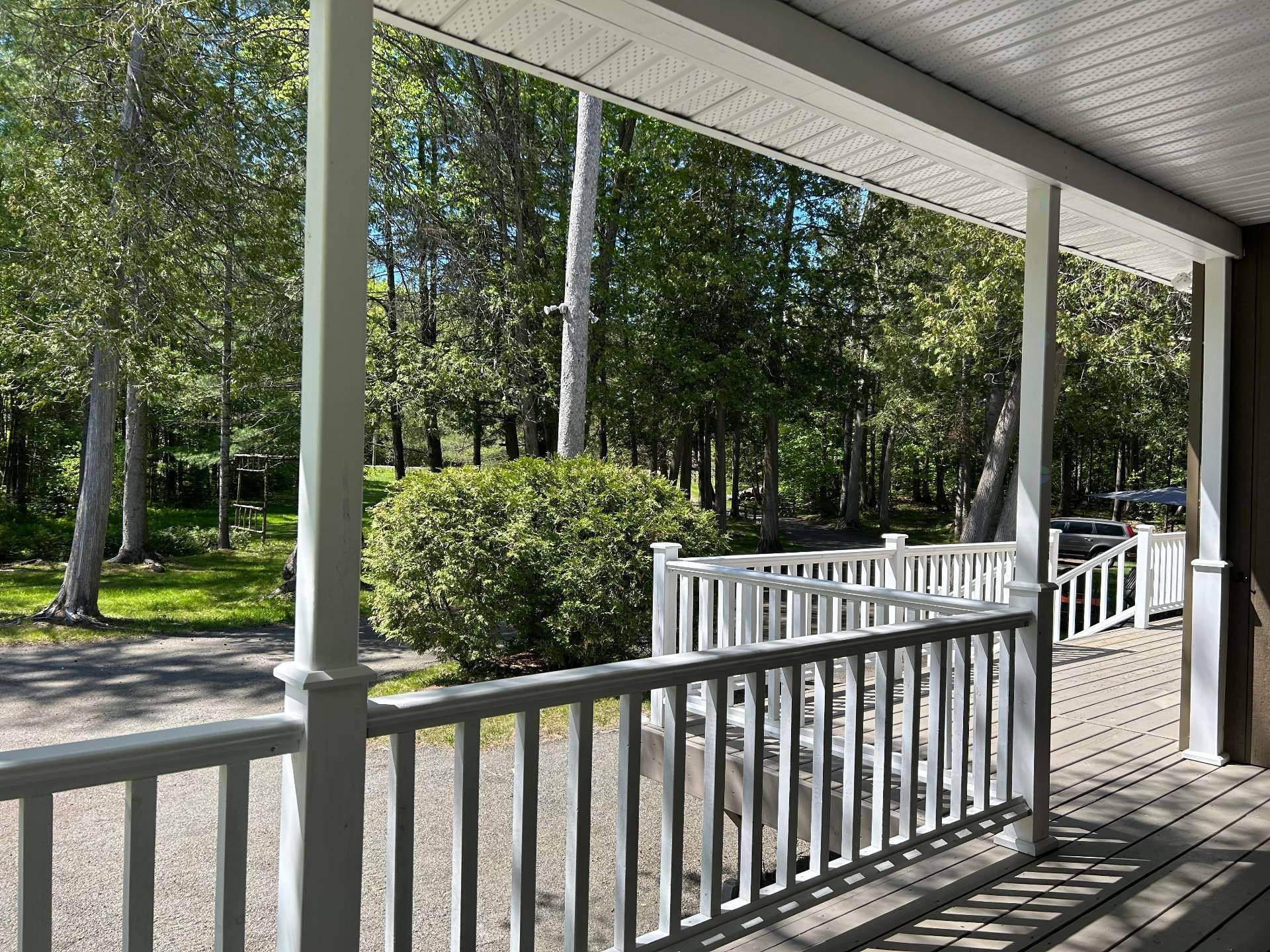 Balcony - 995 4E Rang, Saint-Calixte, QC - Outdoor With Exterior