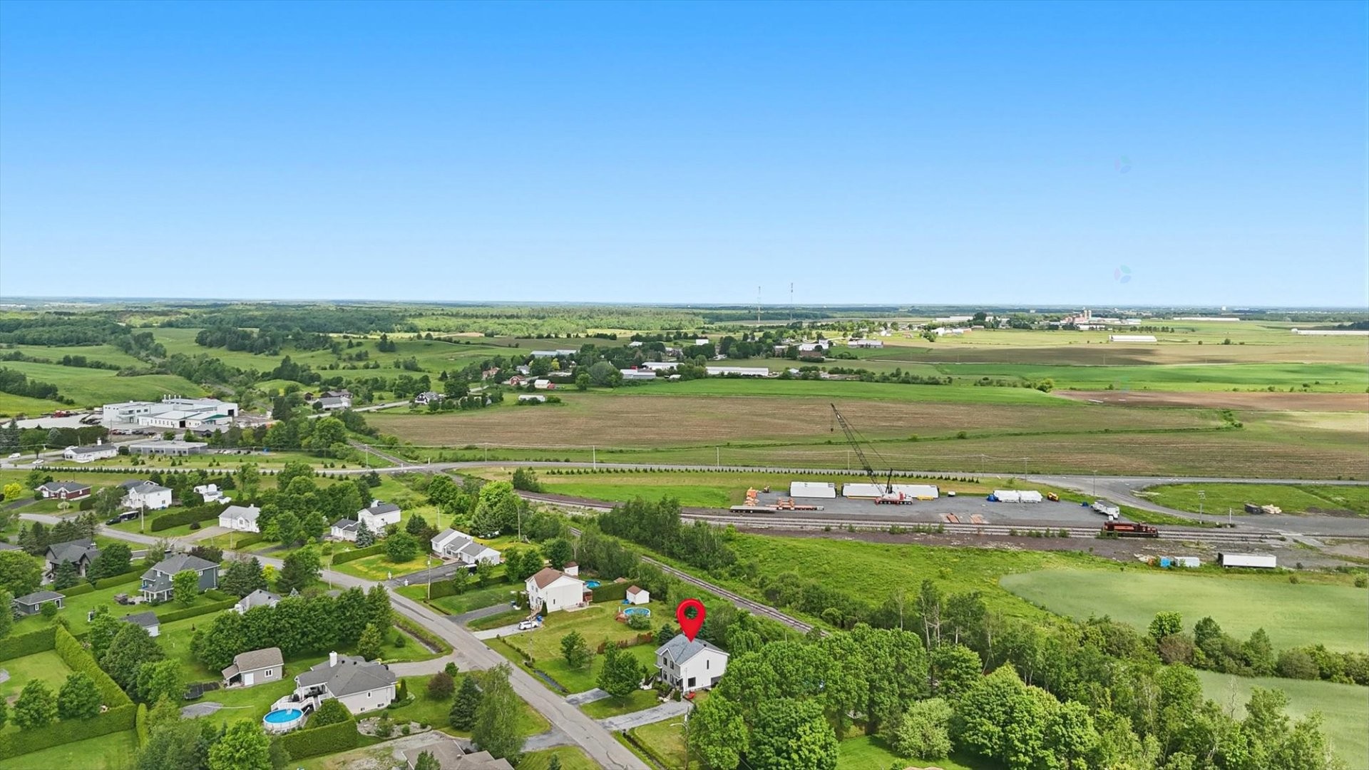 Aerial View - 81 Rue Morin, Scott, QC